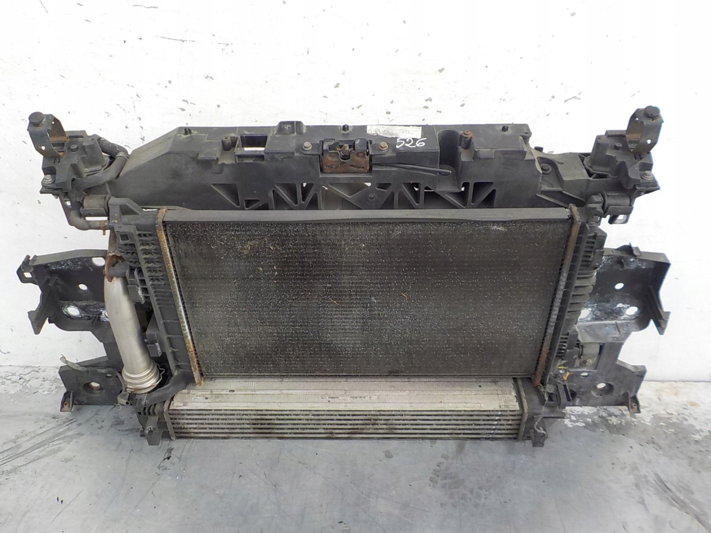 526 RENAULT SCENIC III 1.5 DCI support panel for radiators pillar