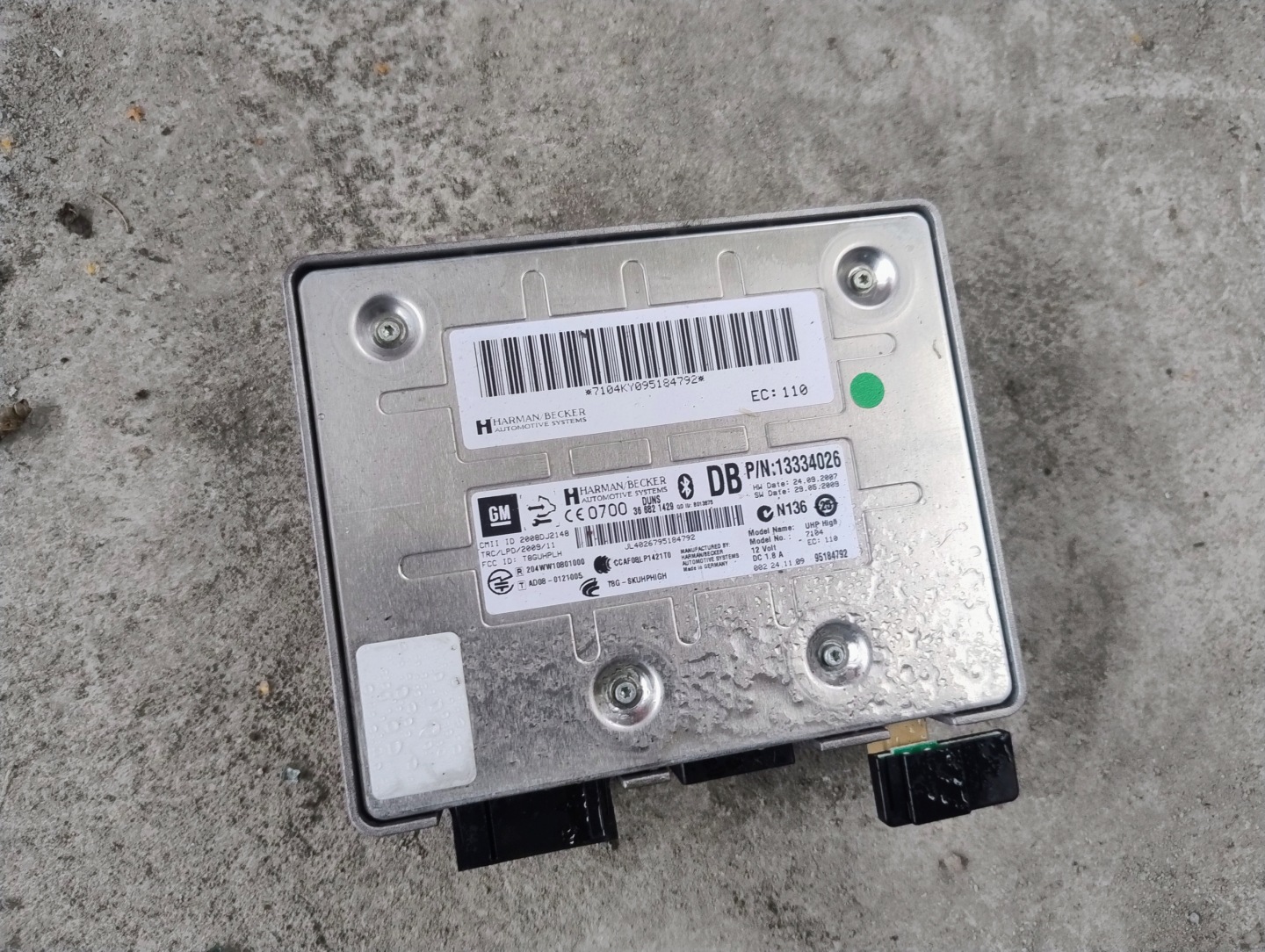 Module bluetooth opel insignia a 13334026