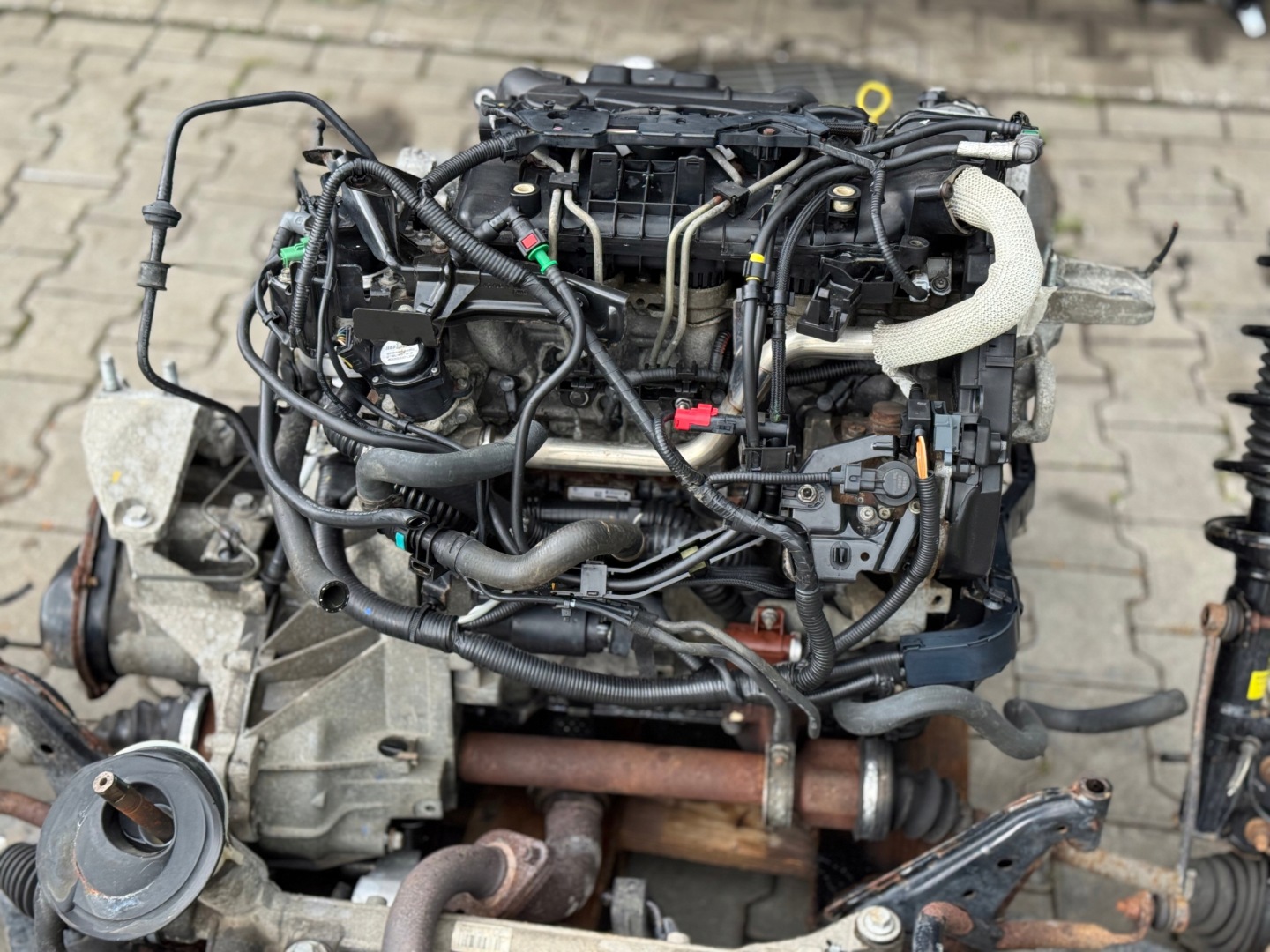engine complete HHJD 1,6 TDCI FORD FIESTA MK7 09-17