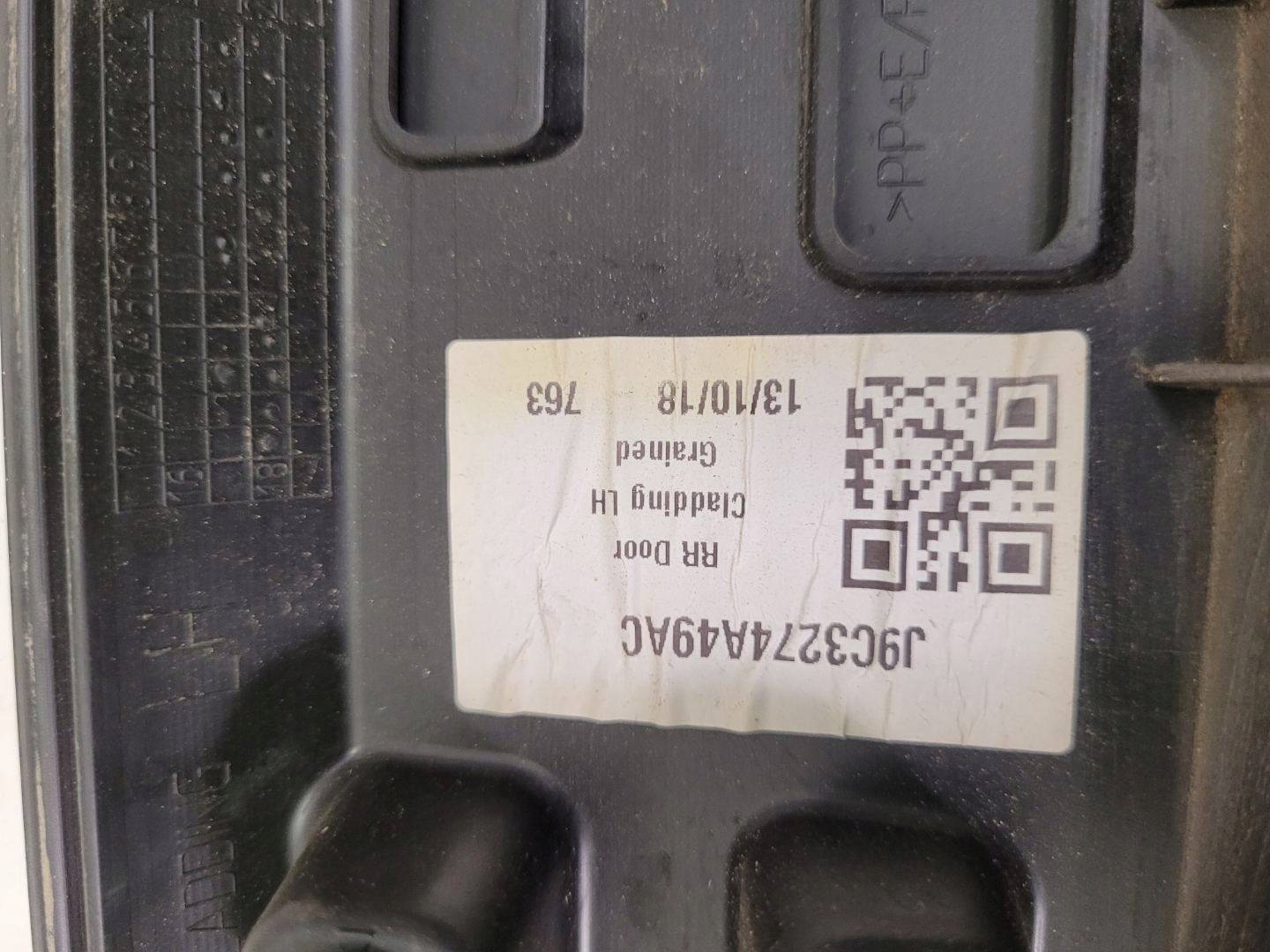 moulding door rear part left side Jaguar E-Pace 2018 J9C3274A49AC