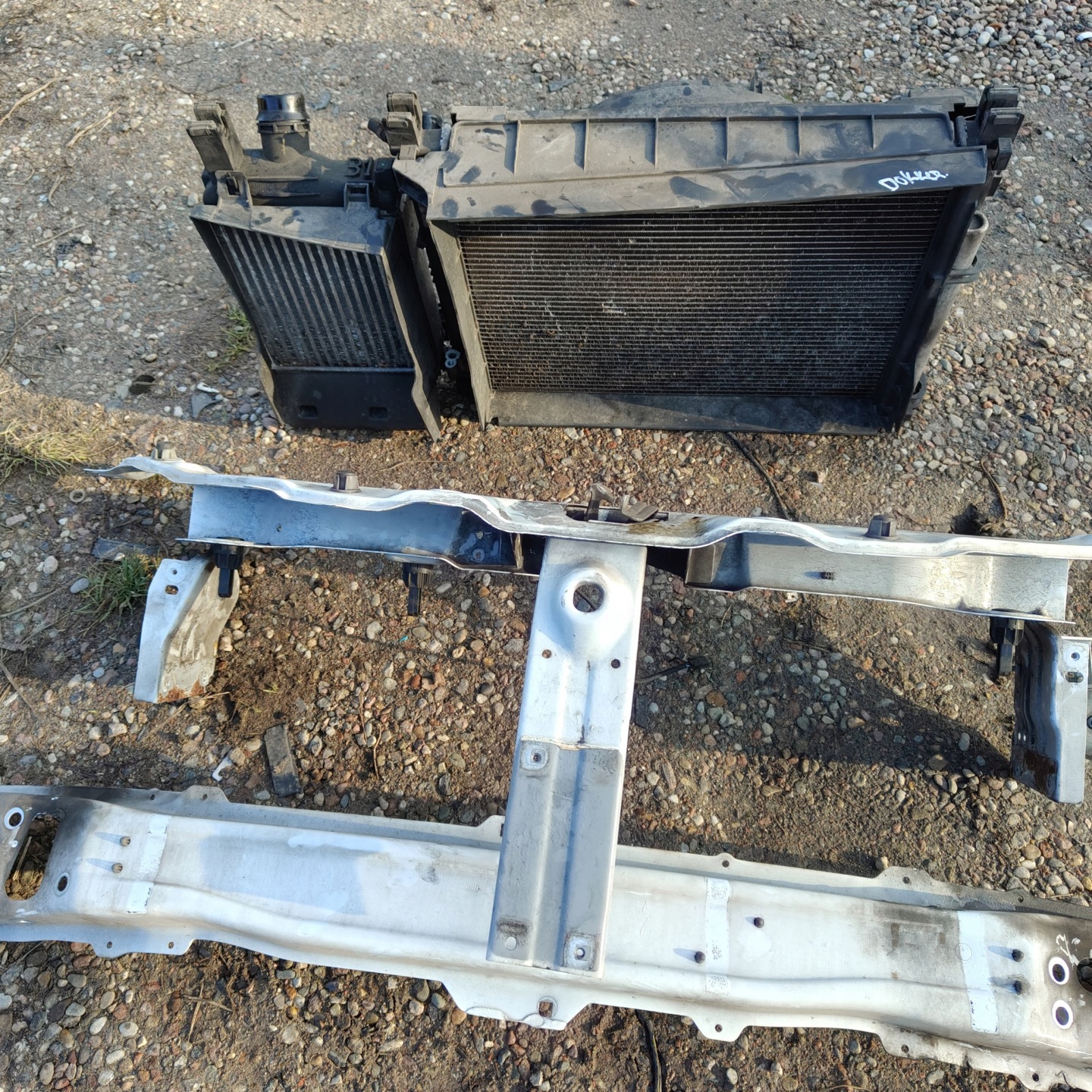 support panel for radiators radiator sider DACIA DOKKER 1.5 DCI