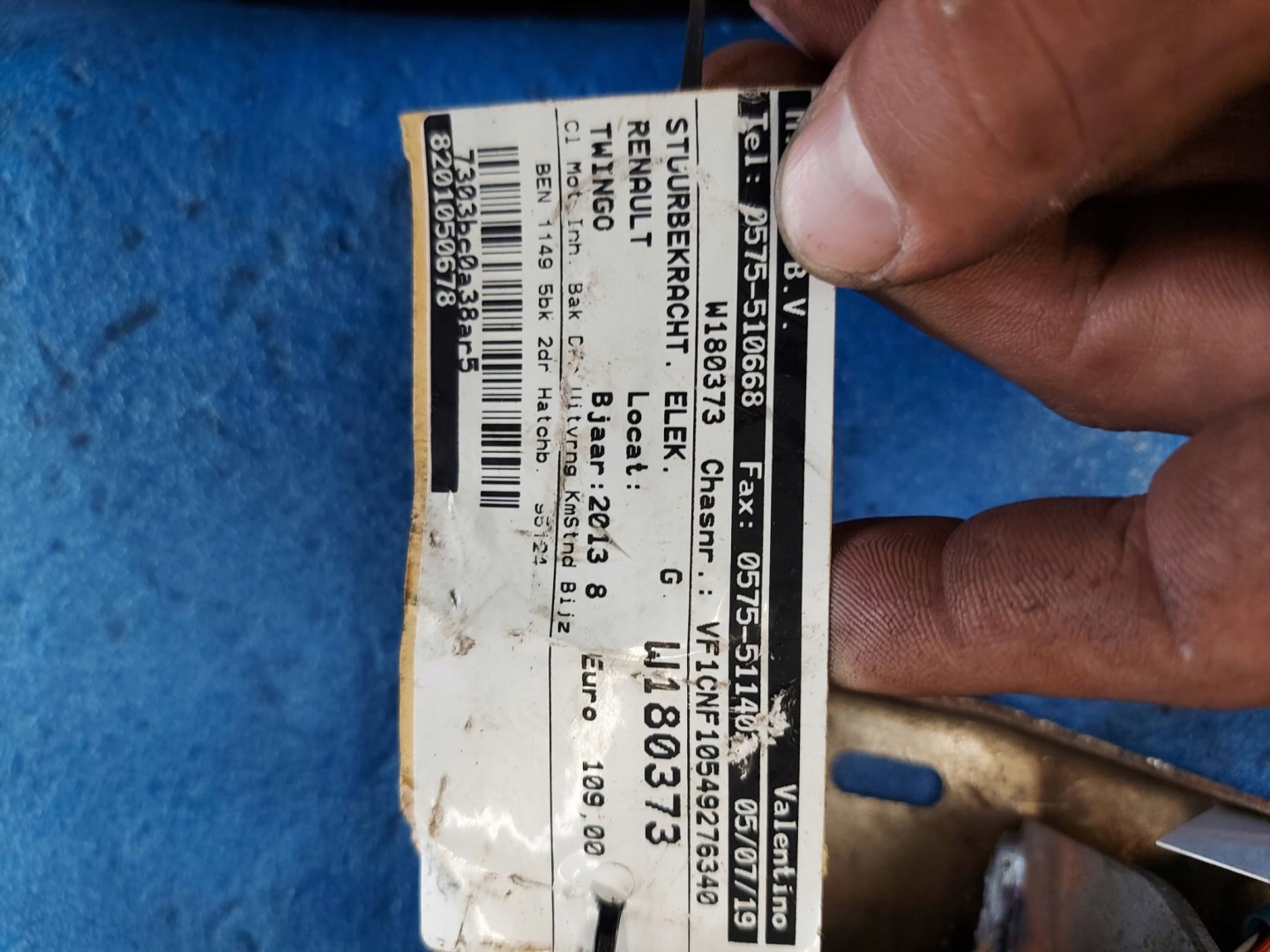 control electrics 488109657R Renault Twingo II 2