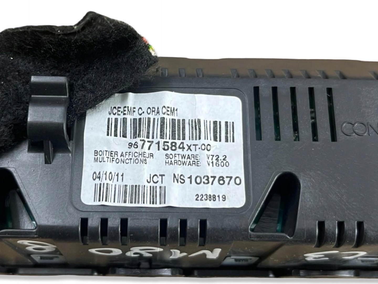 display Citroen C3 2 2012 96771584XT