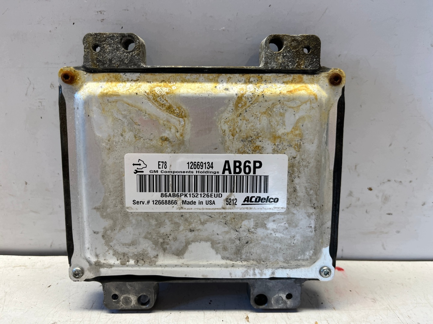 OPEL CORSA E Centralina computer ECU Motore 12669134 AB6P E78 1.4