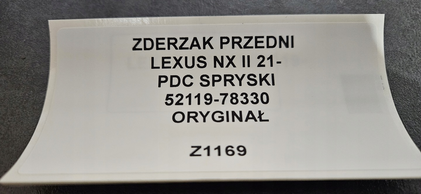 front bumper LEXUS NX II 21- PDC washers 52119-78330 original