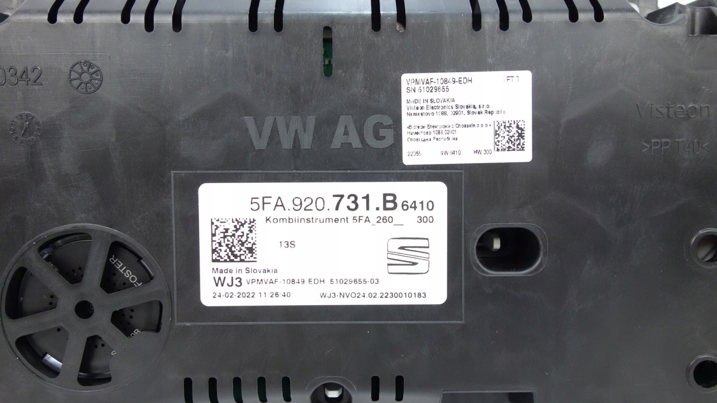 SEAT LEON IV 5FA 2020- dials dials 55659KM 5FA920731B