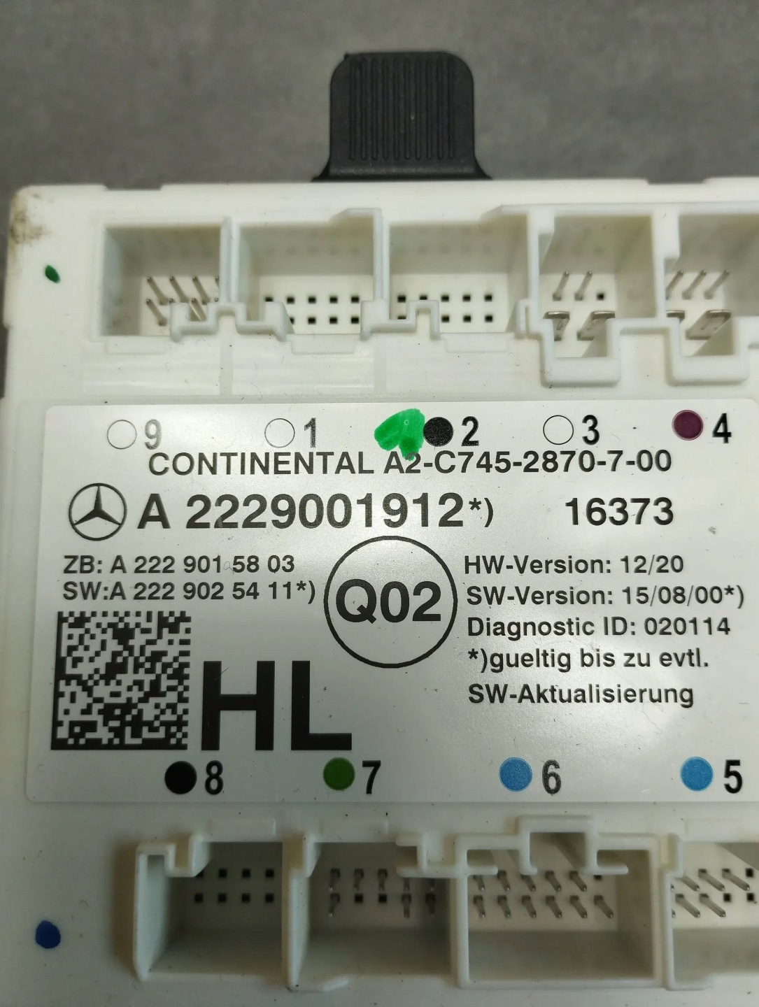 Mercedes-Benz GLC X253 module door left rear part A2229001912