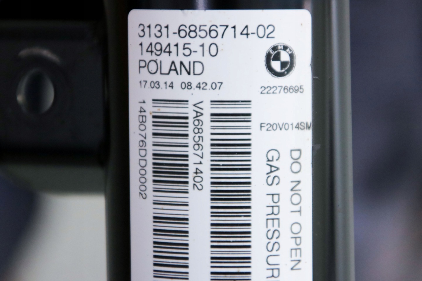 BMW F21 M135i shock absorber right left front 6856714