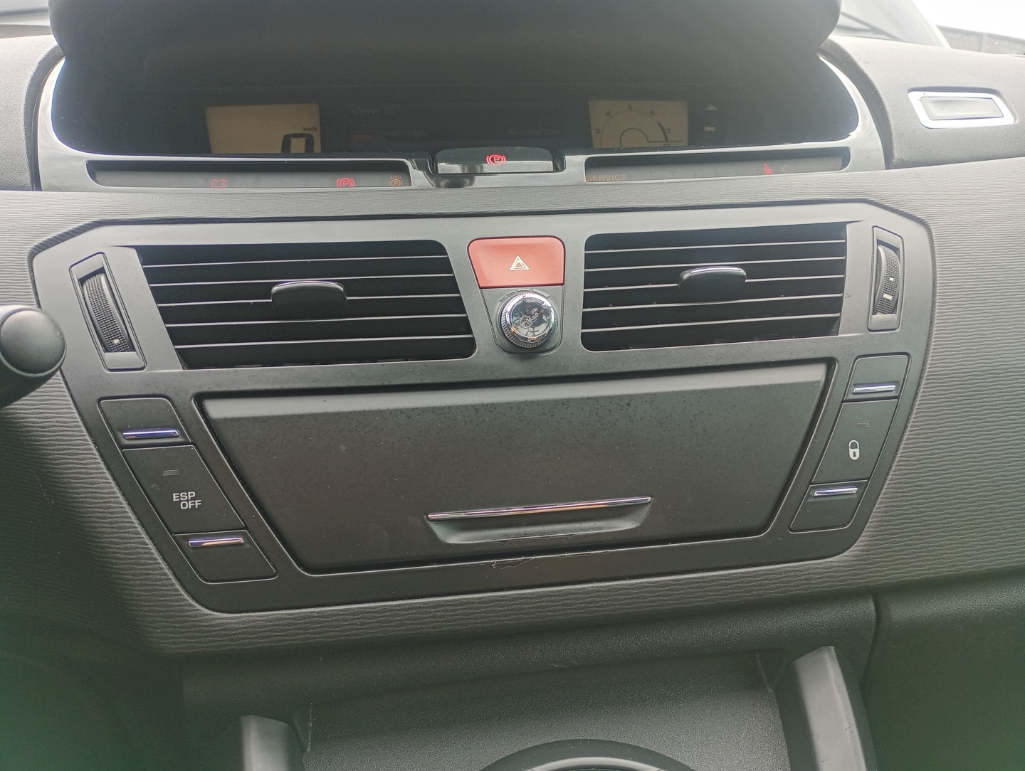 Lüftungsgitter des lüfters luft mitte panel Citroen C4 Picasso FL 10-15