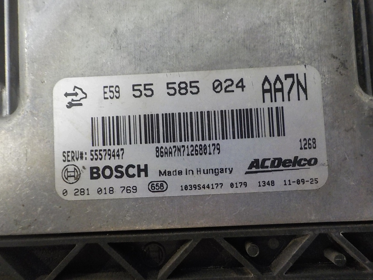 OPEL INSIGNIA Computer Bedienteil 55585024 0281018769 AA7N