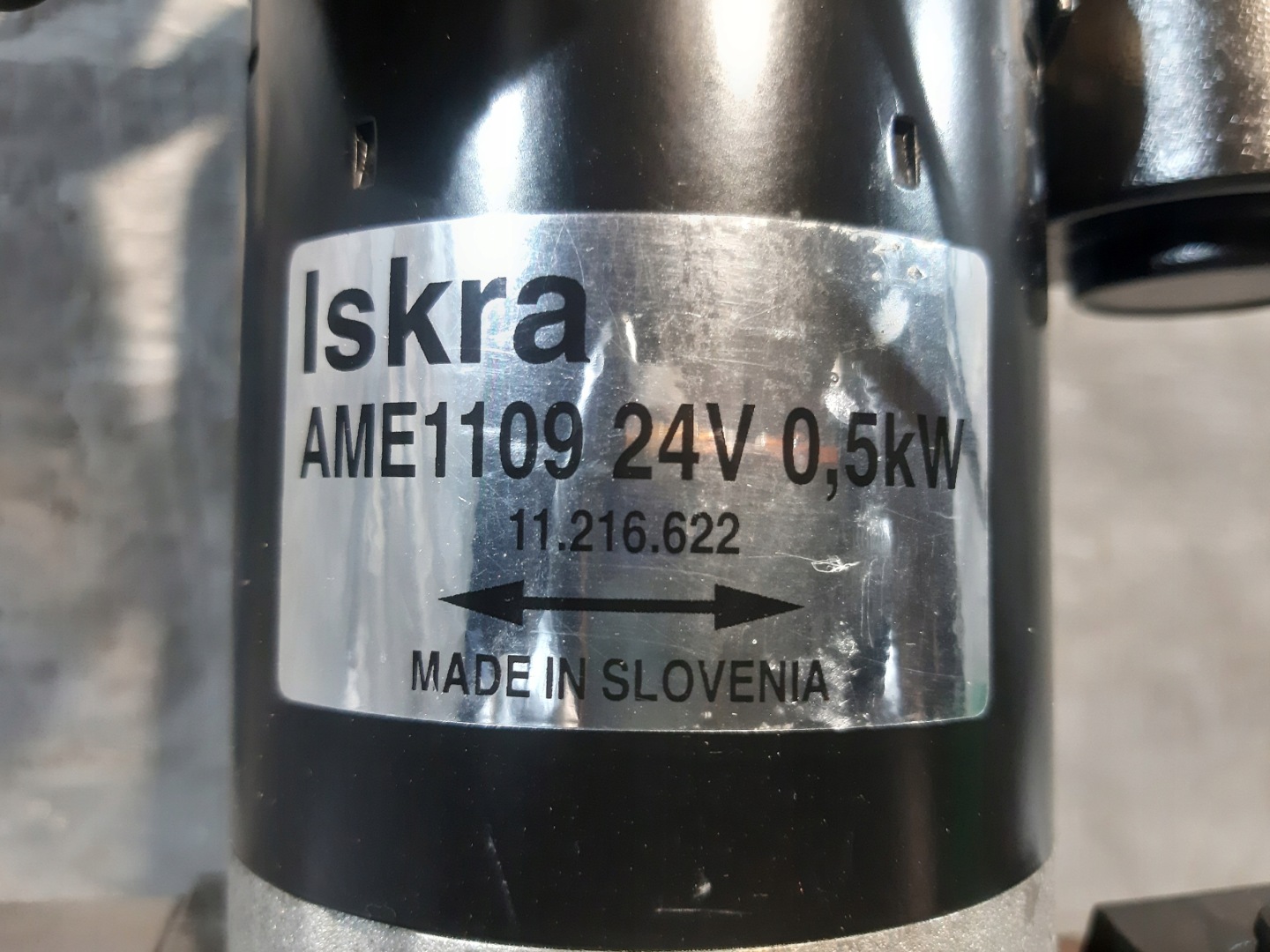 pump HYDRAULICZNO-electrical lifting WYWROTU ISKRA 24V 80A 0,5KW