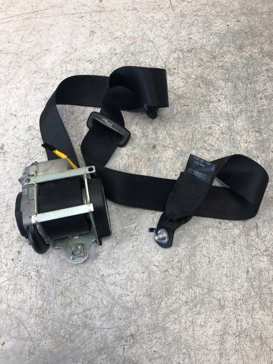 seat belt right front FIAT FIORINO