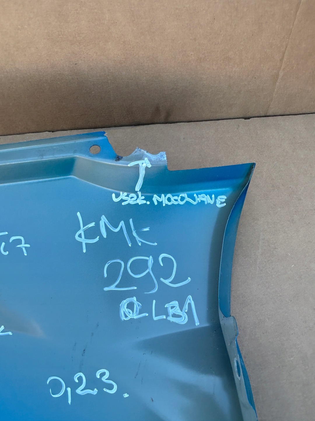 FORD FIESTA MK7 LIFT 2012-2017 fender right front CANDY BLUE