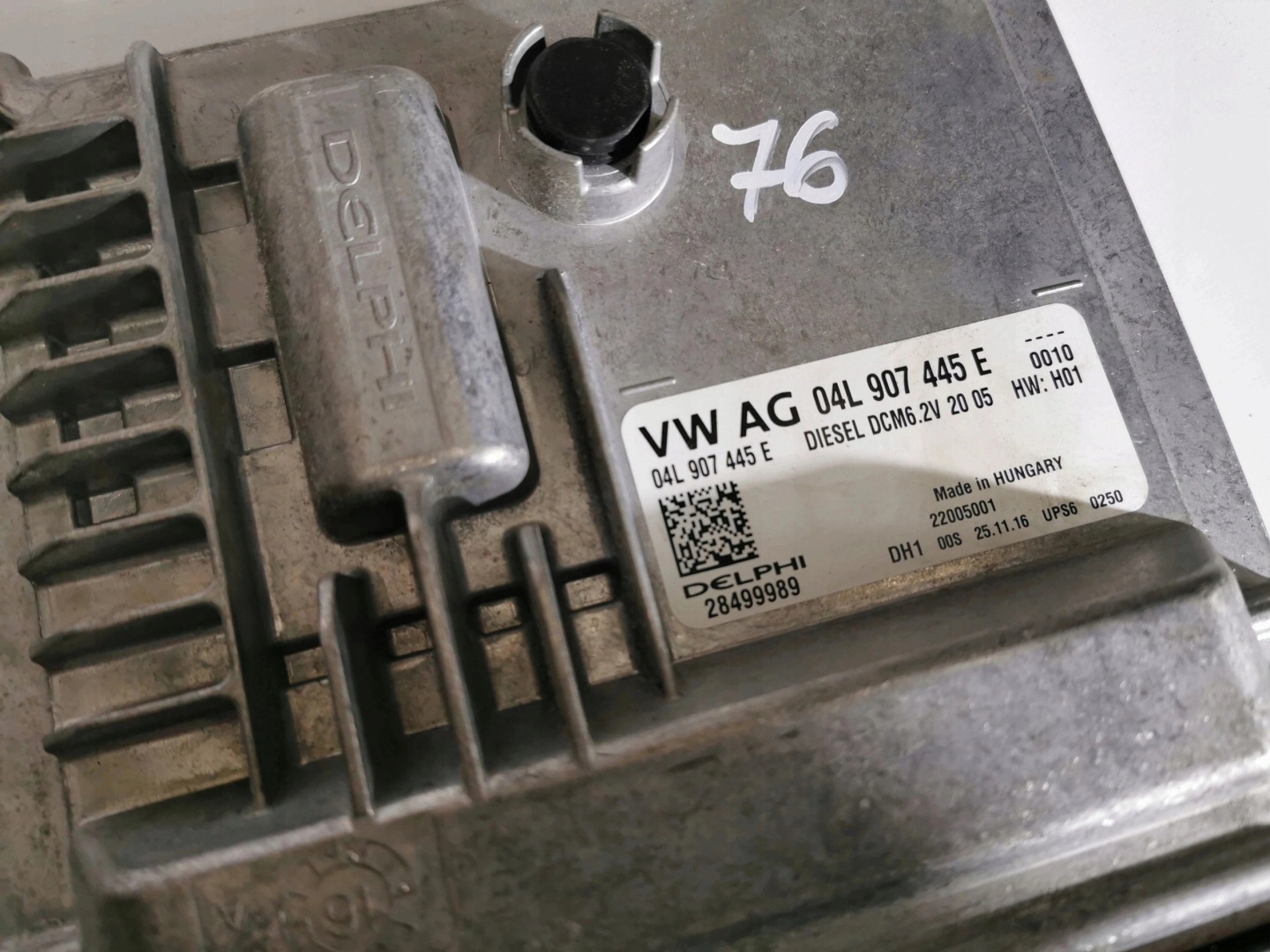 SEAT LEON 1.6TDI 28499989 04L907445E computer ECU