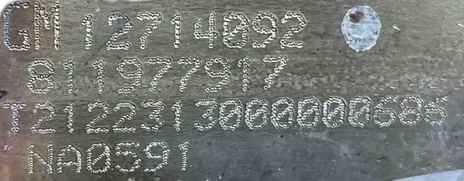 O7 CADILLAC CT5 SPORT V 2019 - 3.0 catalyst original GM 12714692