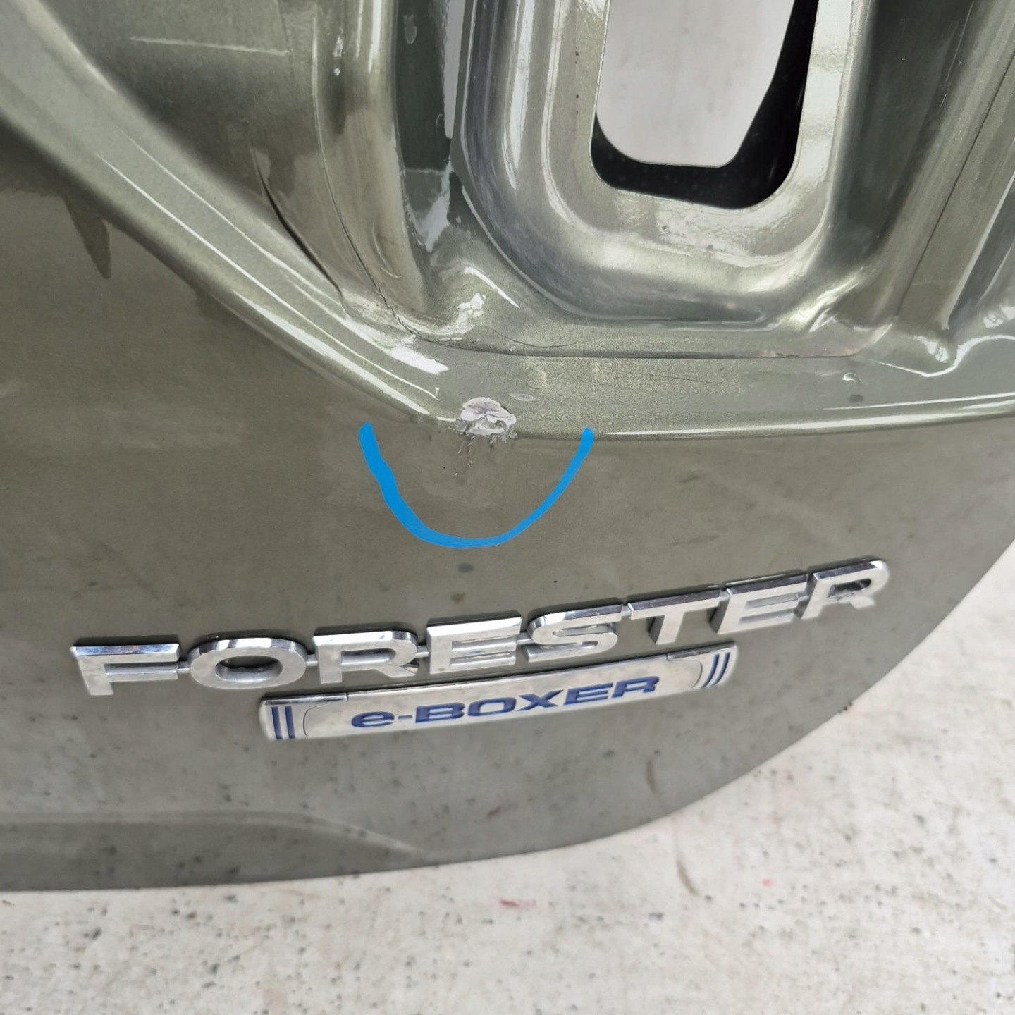SUBARU FORESTER V 5 18- trunk door boot rear part rear