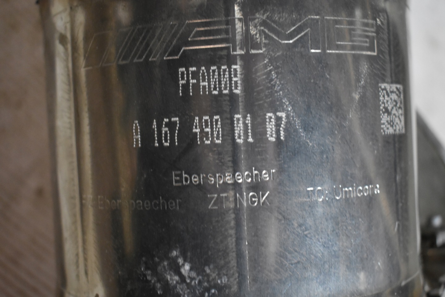 IDEALNY KPL. catalyst right MERCEDES W167 X167 6.3 1