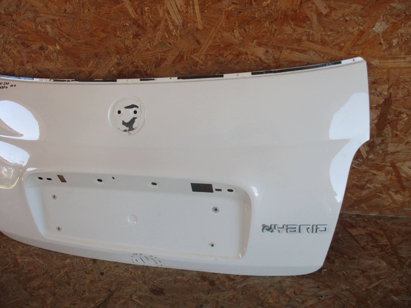 boot door rear FIAT 500 CABRIO