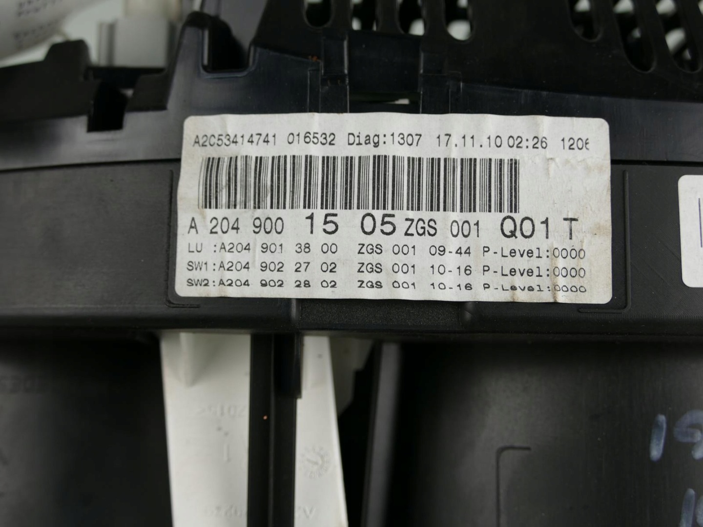 MERCEDES W204 1.8 CGI dials dials UK A2049001505