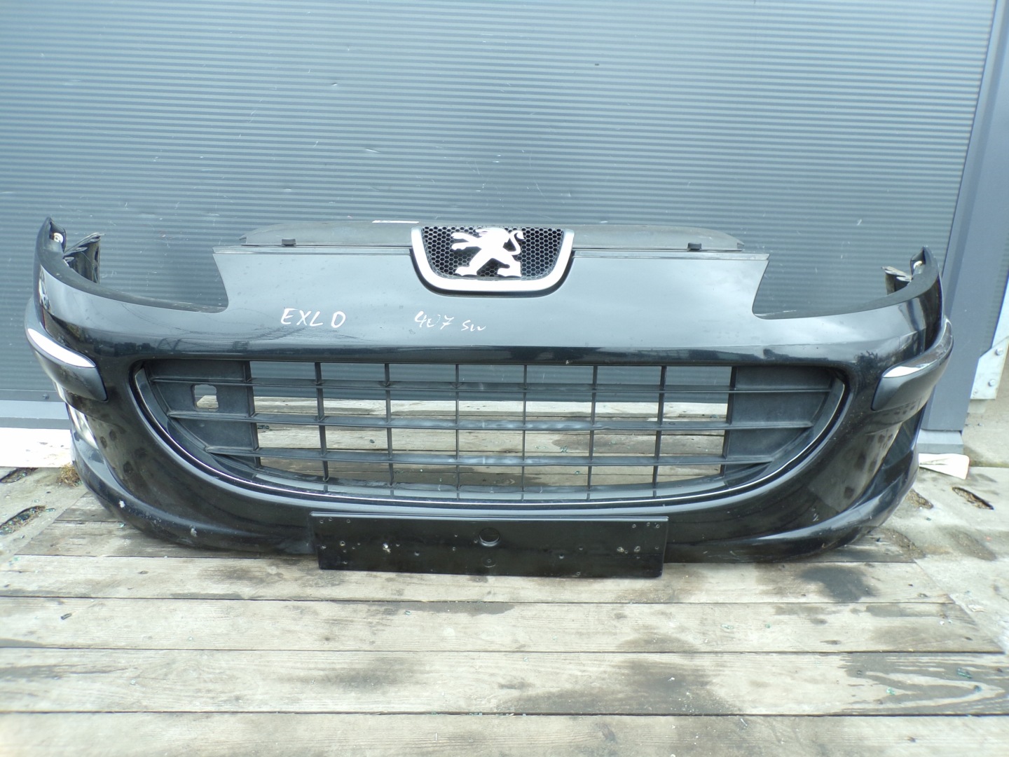front bumper PEUGEOT 407 colour EXLD (2)