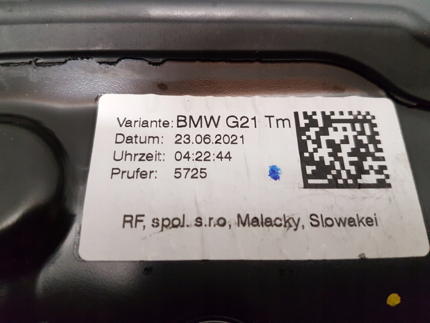 Vitre Arrière du capot BMW G21 7453410