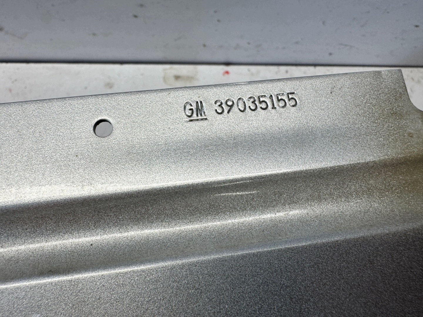 OPEL ASTRA K pillar bumper support front Z176 SREBRNA
