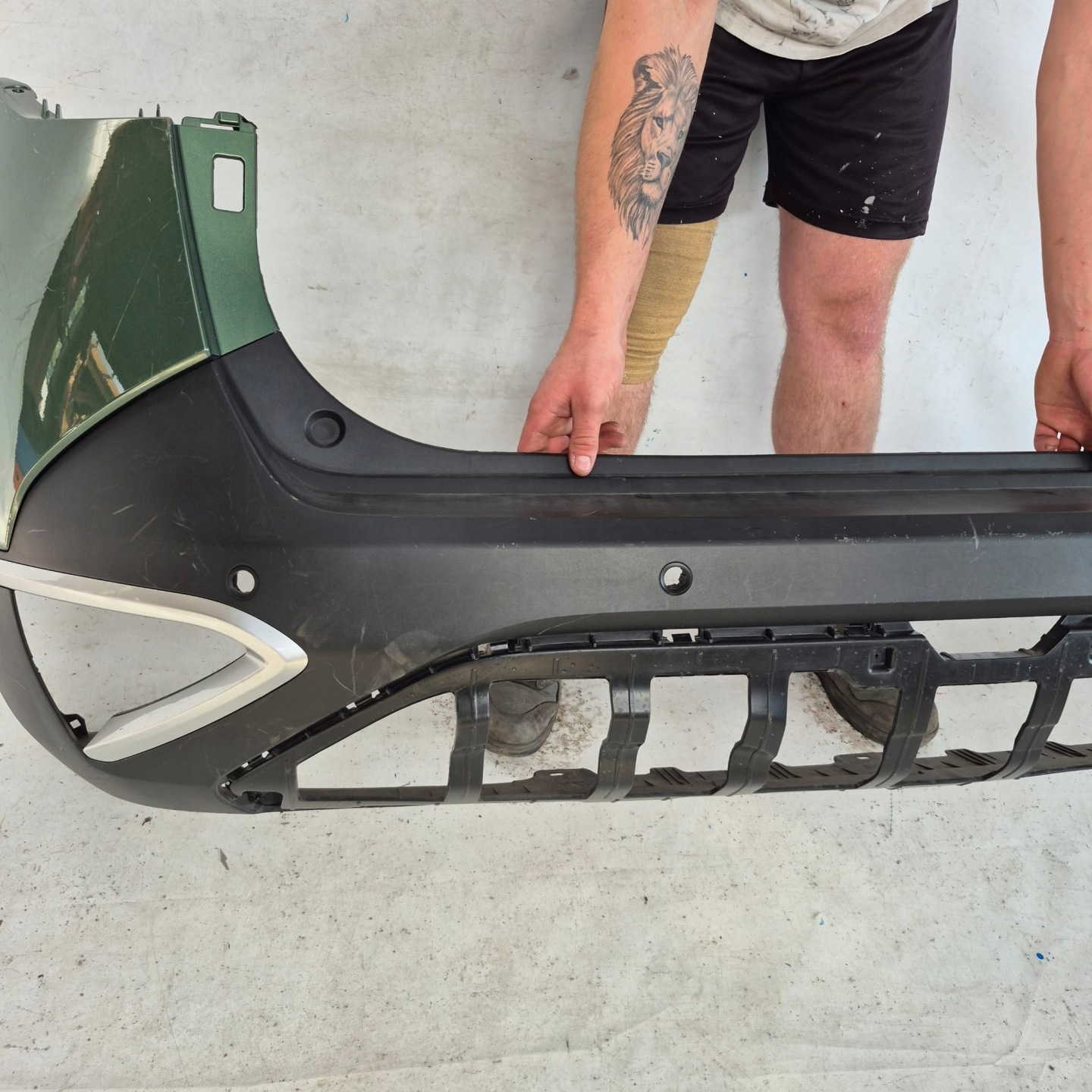 KIA SPORTAGE 5 V 21- bumper rear part rear PDC