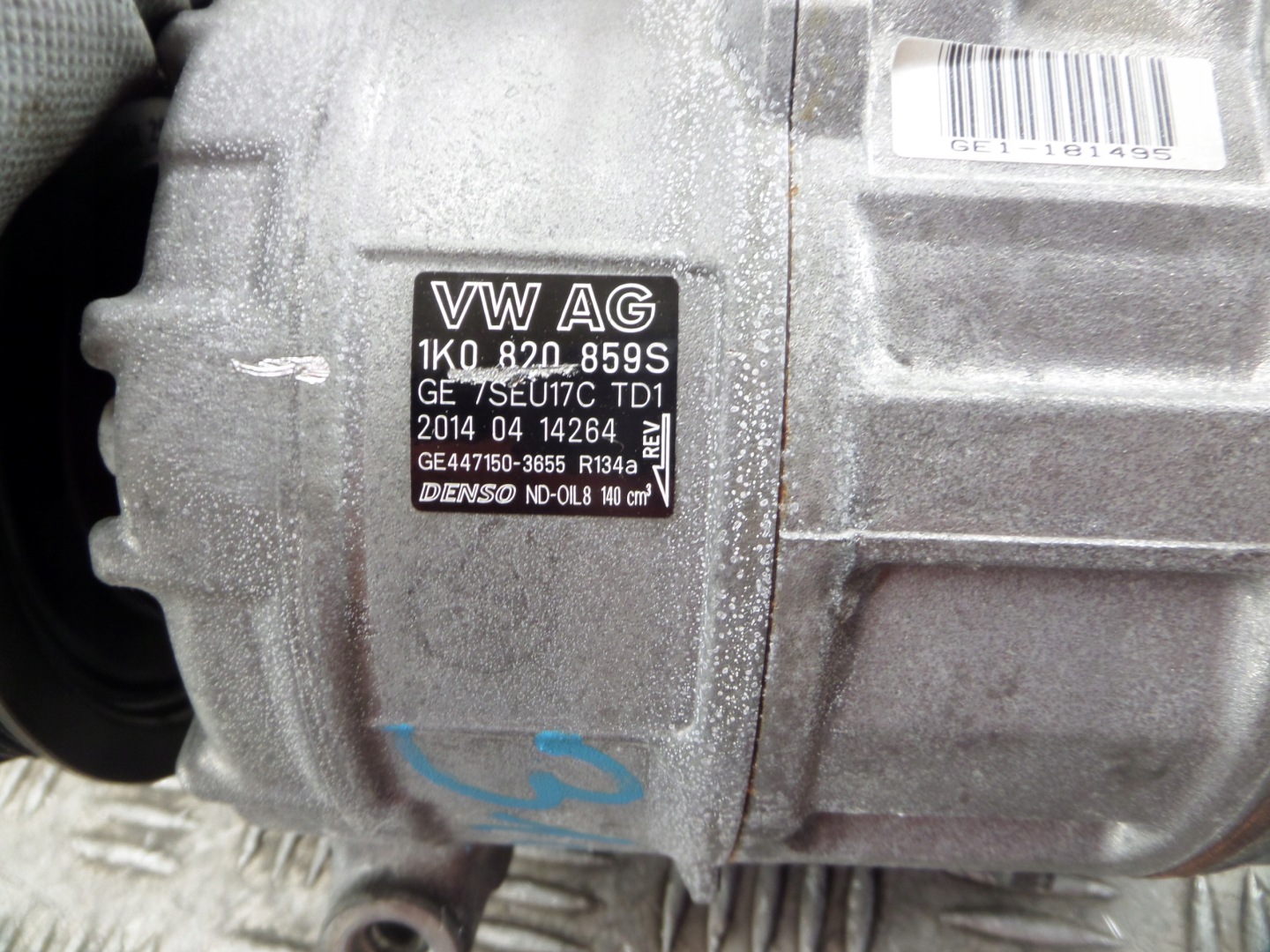 AUDI SEAT SKODA VW 1K0820859S compressor KLIMY nr115