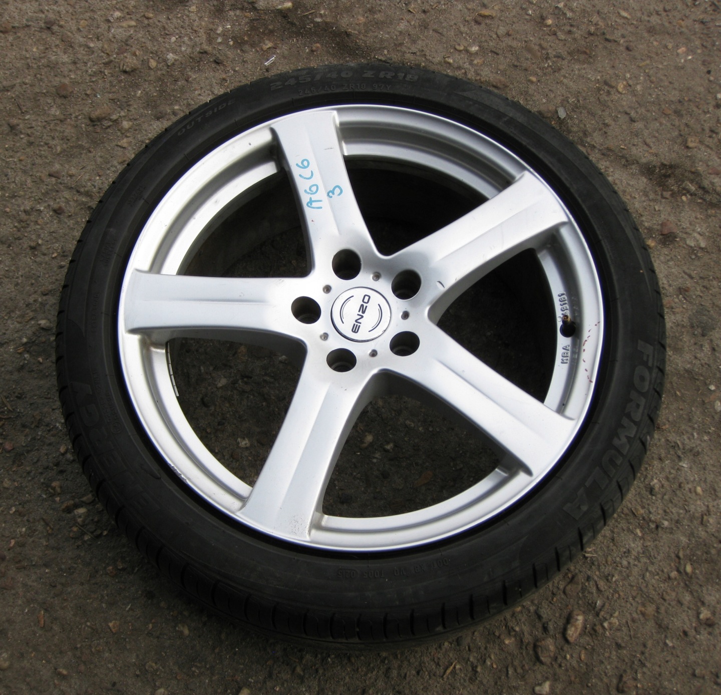 AUDI A6 C6 disk hliníkový 8.0" x 18" 5x120 ET45 KBA 49181