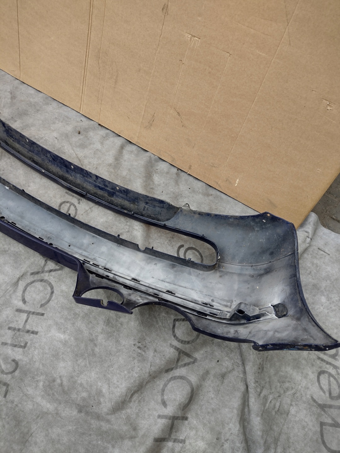 bumper front BMW 3 E46 Compact k: Velvetblau