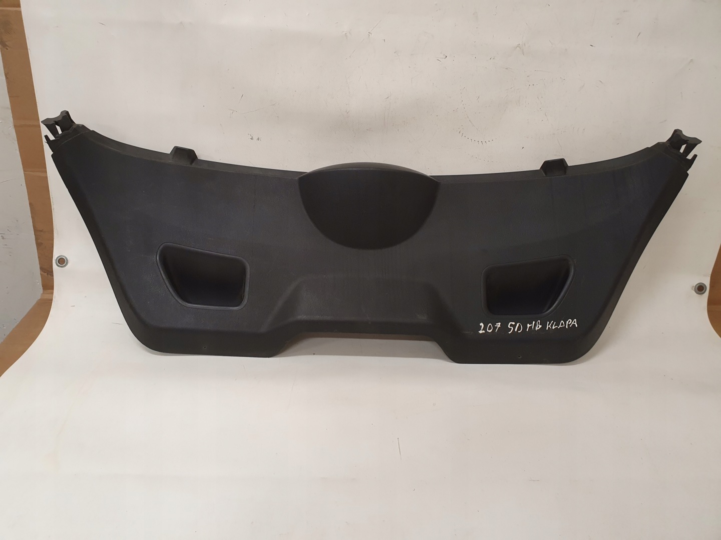 Peugeot 207 upholstery plastic bonnet boot