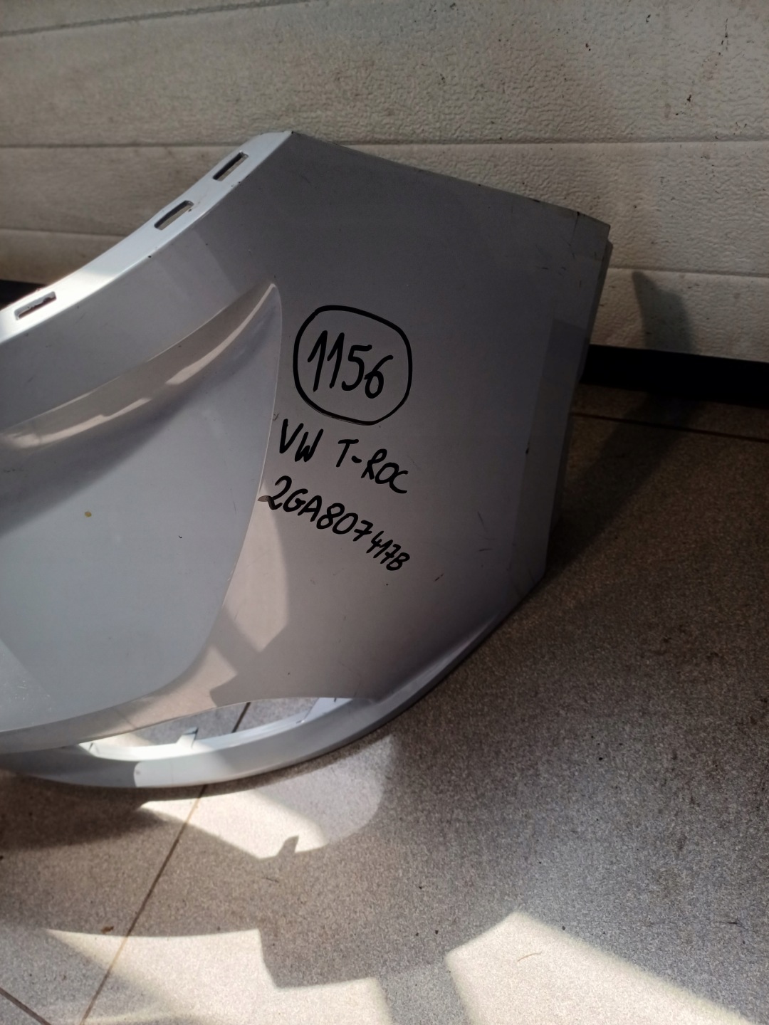 bumper rear part rear VW T - ROC 2GA807417B