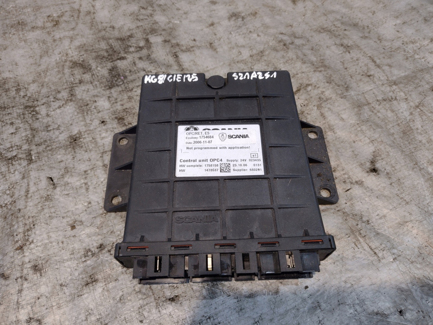 control unit gearboxes Scania 1754684