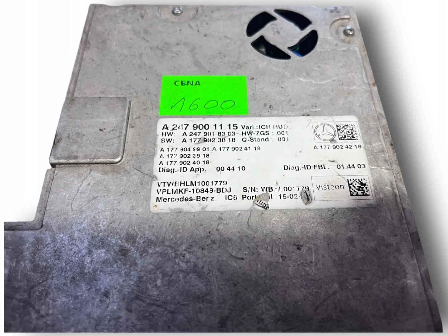 MERCEDES W247 Module Instruments tachymètre compte tours 2479001115 @M