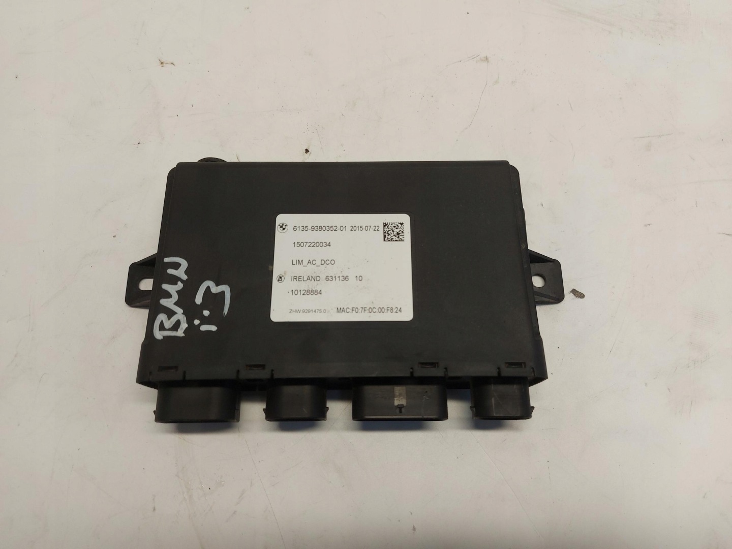 BMW i3 i01 REX modul Bedienteil LIM 9380352