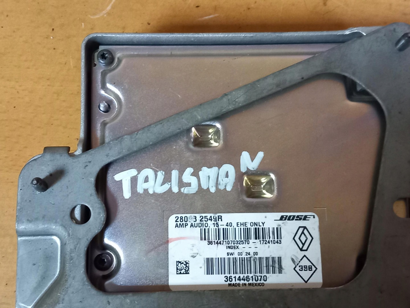 amplifier RADIA BOSE RENAULT TALISMAN 280632549R 15-22