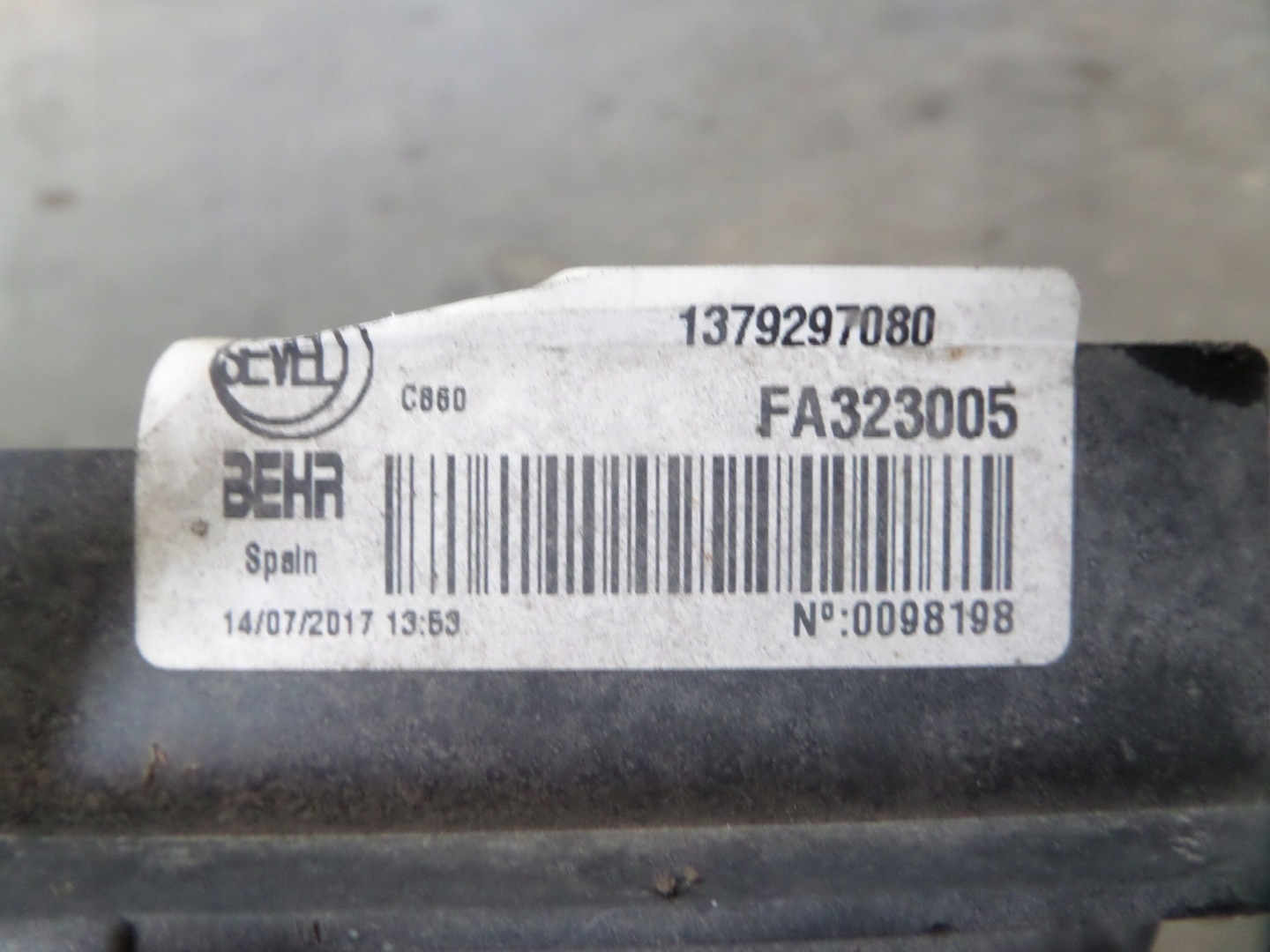 ventilátor DUCATO BOXER JUMPER 06- 1379420080 JTD