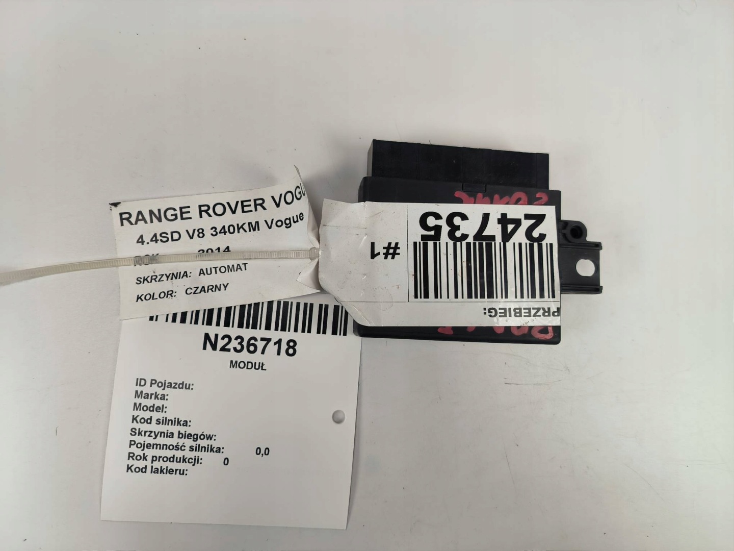Module Stationnement PDC DPLA-15C859 RANGE ROVER VOGUE