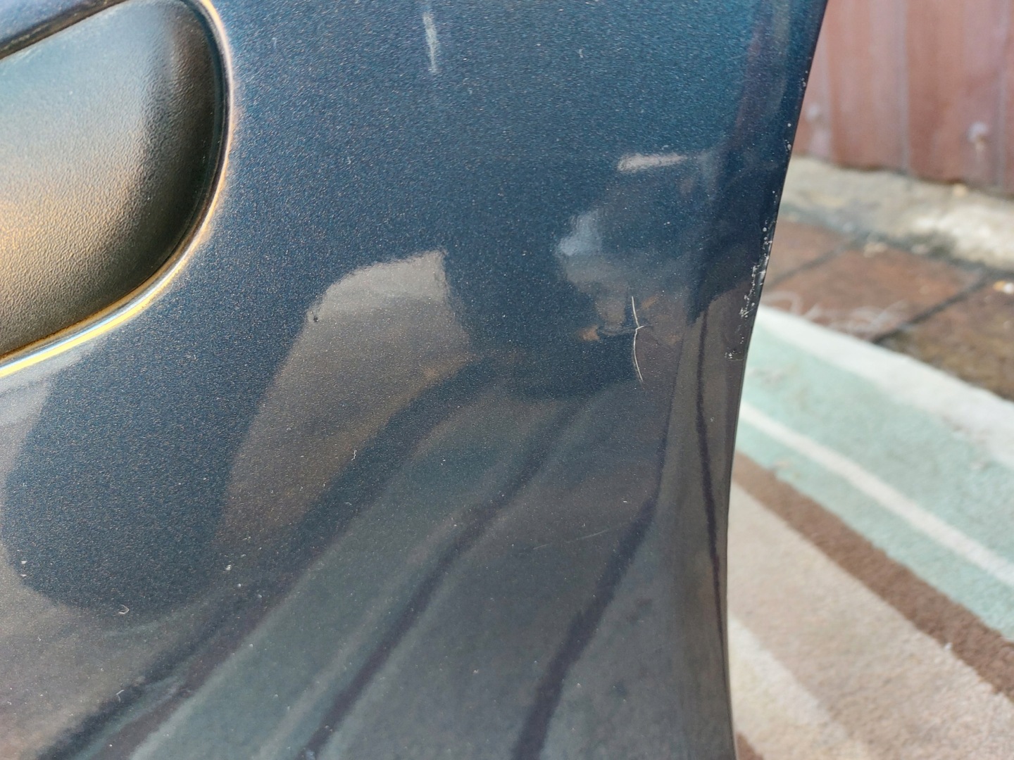 Stoßstange vorne SAAB 9-3 93 II blauer GRAFIT