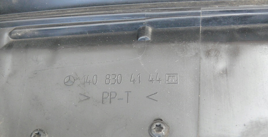 torpedo right TUNEL air MERCEDES W140