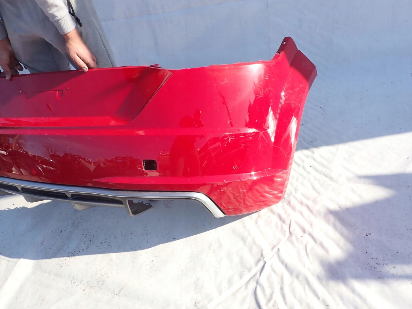 AUDI TTS 8S 14- bumper rear part rear