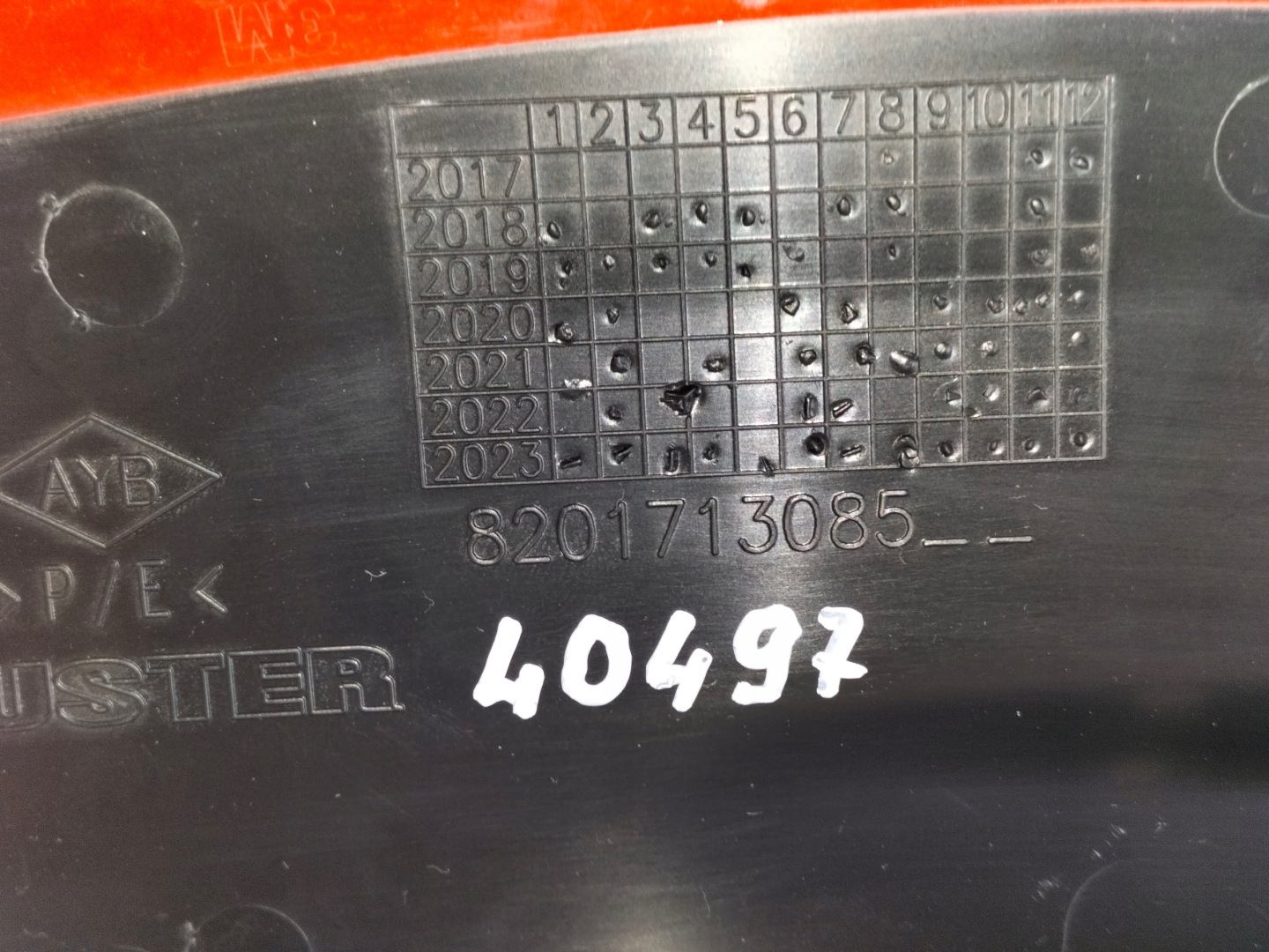 cap moulding of a bumper rear part right DACIA DUSTER II 17