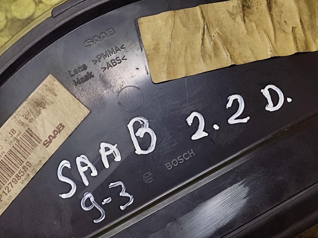 SAAB 9-3 II 2.2 D dials 12798589