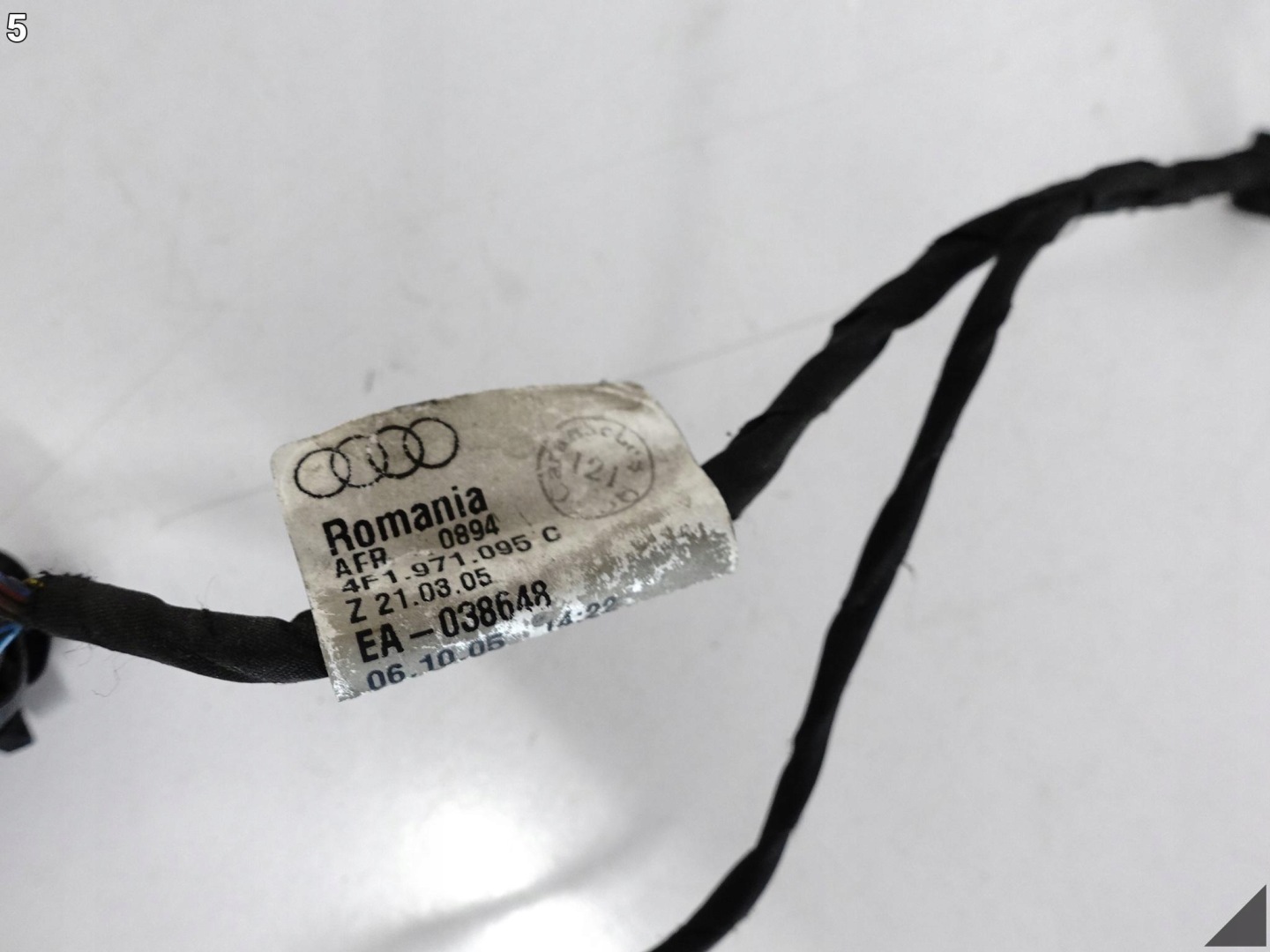 AUDI A6 4F0 C6 S-LINE 04-08 (before LIFT) bundle wiring ( 4x PDC ) front