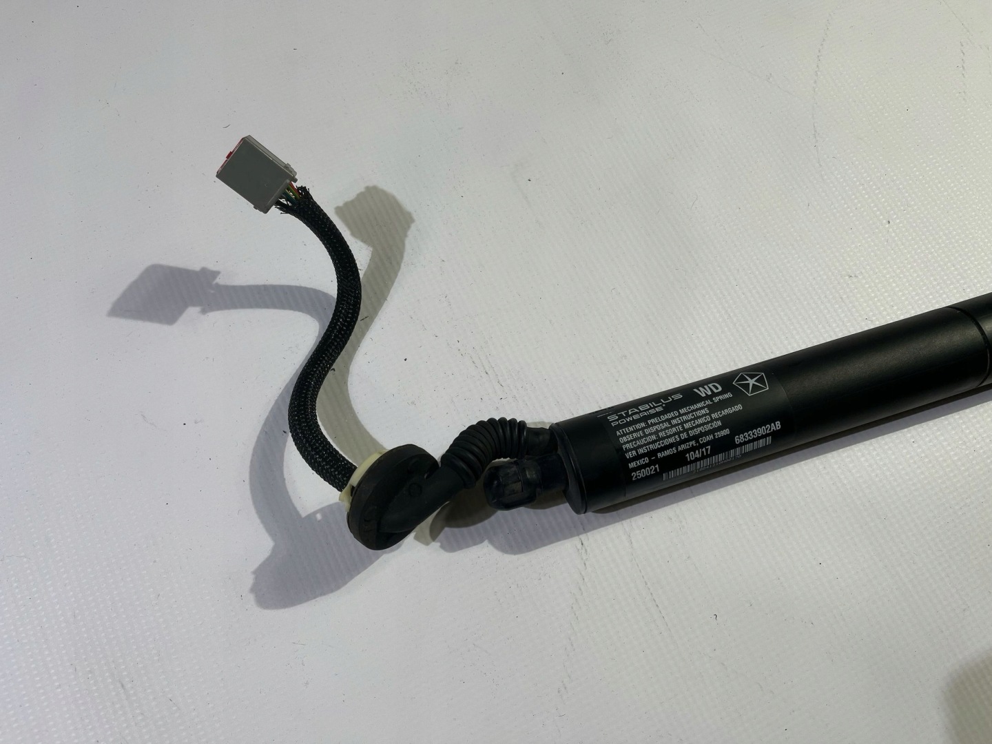 damper electrical bonnet boot Dodge Durango 2013-2019