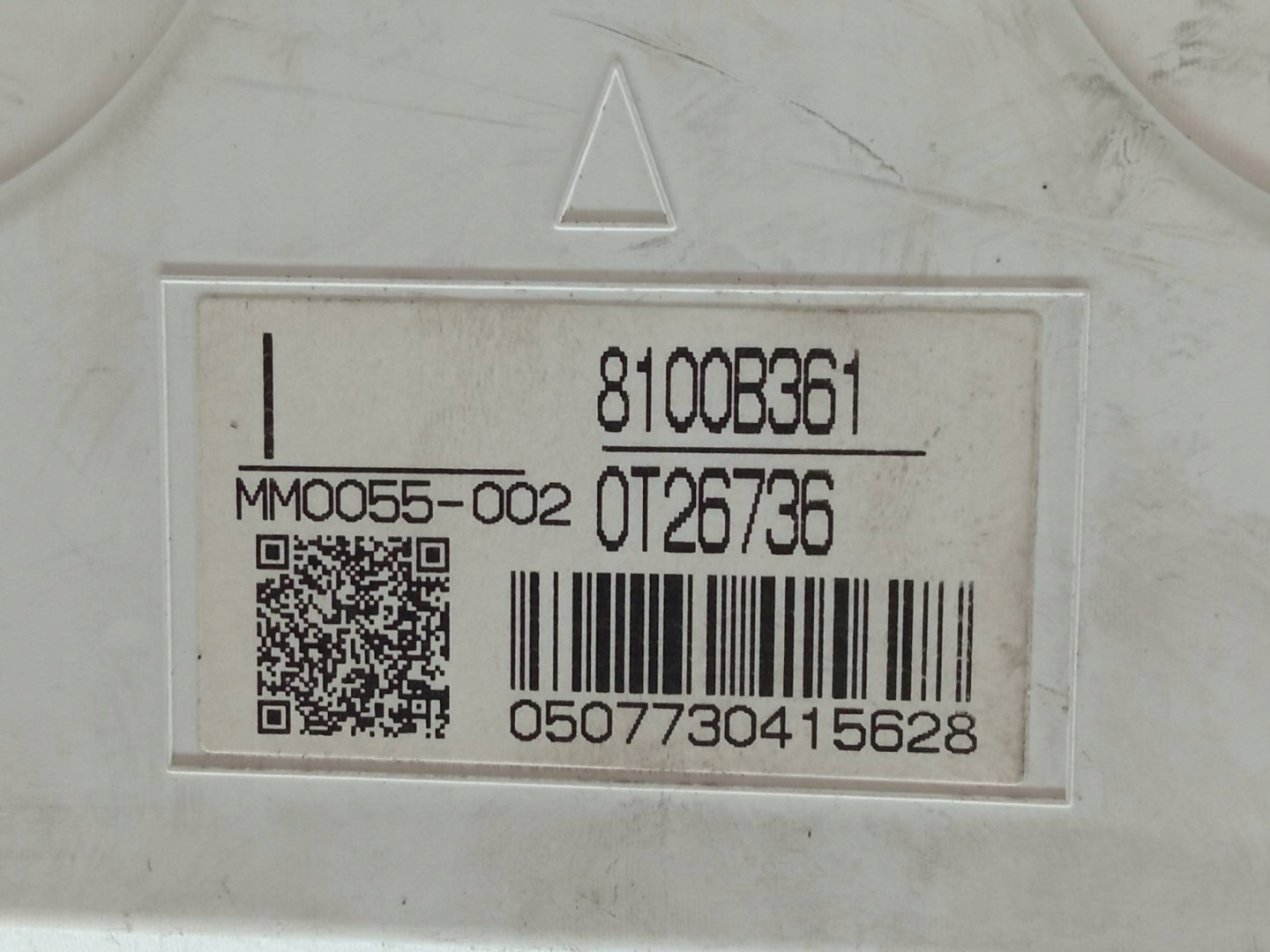 dials EU 8100B361 0T26736 MM0055-002 1.6 B Mitsubishi Lancer VIII