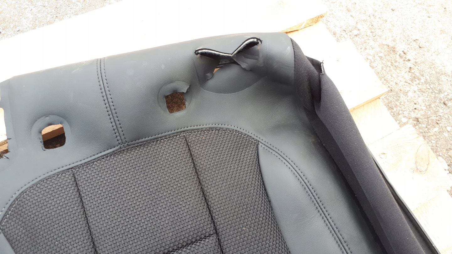 A4 B9 8W seat rear part MATERIAL leather POL SLINE