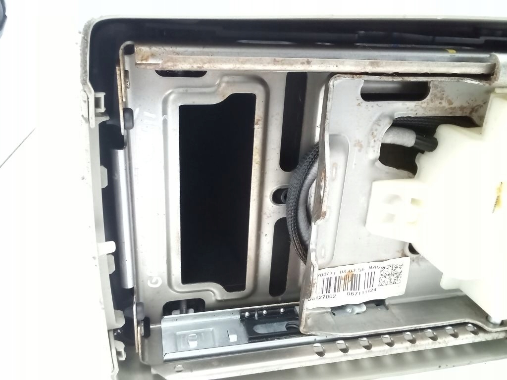 Renault Scenic III 3 armrest passenger compartment Navi