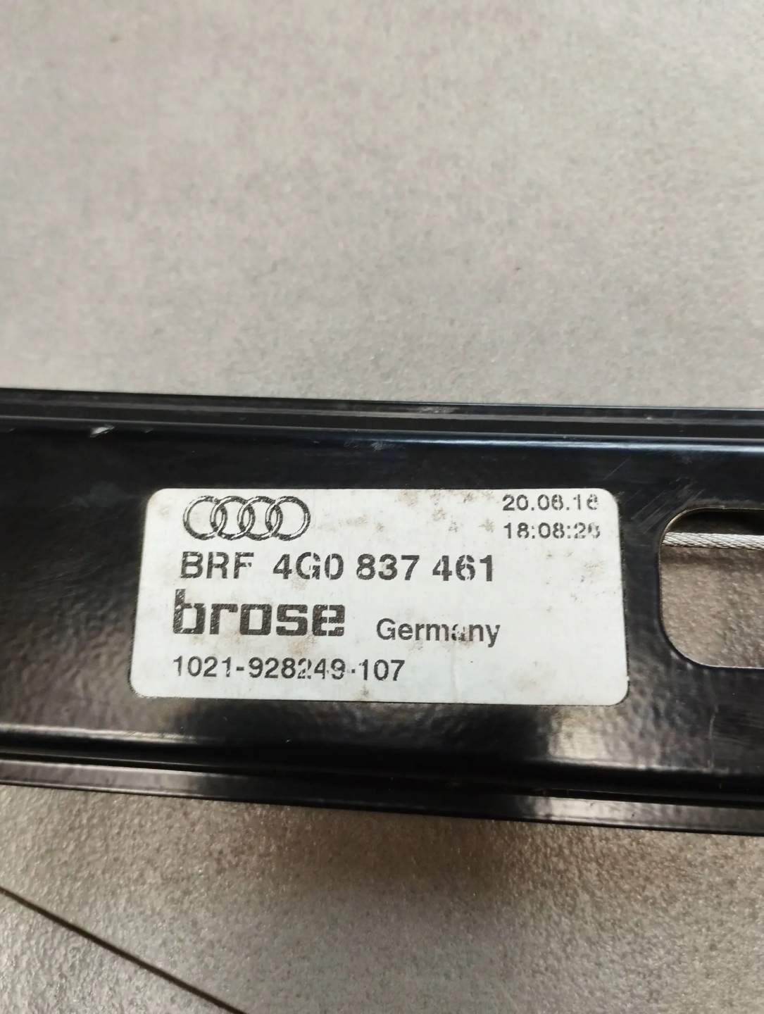 Audi A6 C7 4G mechanism windows left front 4G0837461