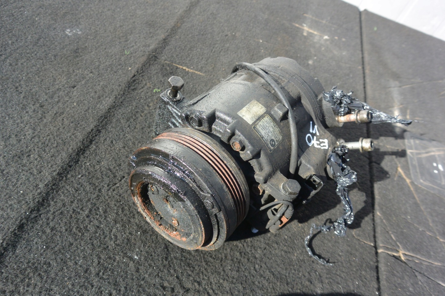 compressor compressor; of the air conditioning KLIMY M57 BMW X5 E70